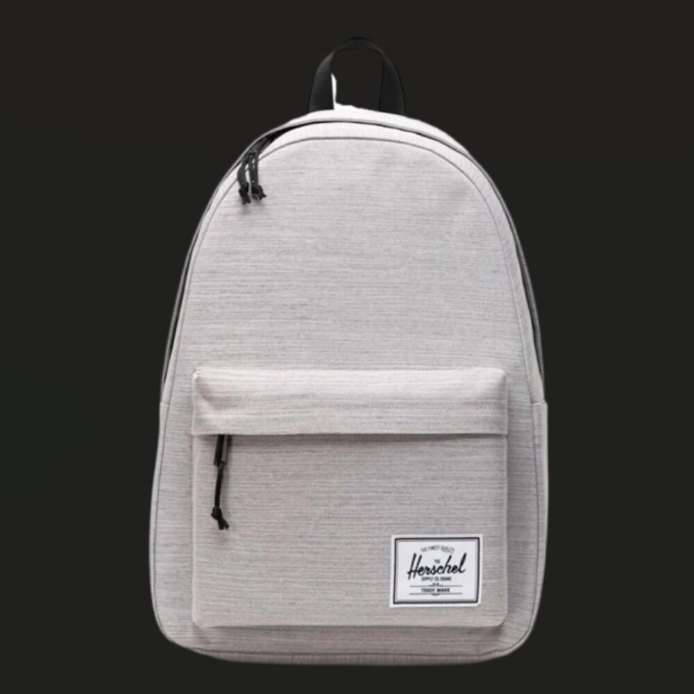 Share Herschel Supply NWT Herschel Classic XL Backpack Light Gray Crosshatch 26L